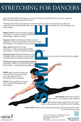 Stretching for Dancers Poster